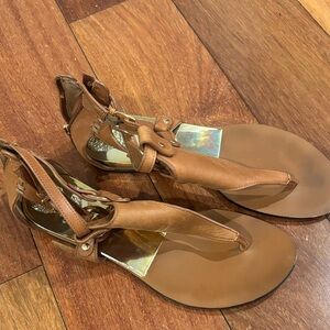 Vince Camuto Tan Leather Sandals